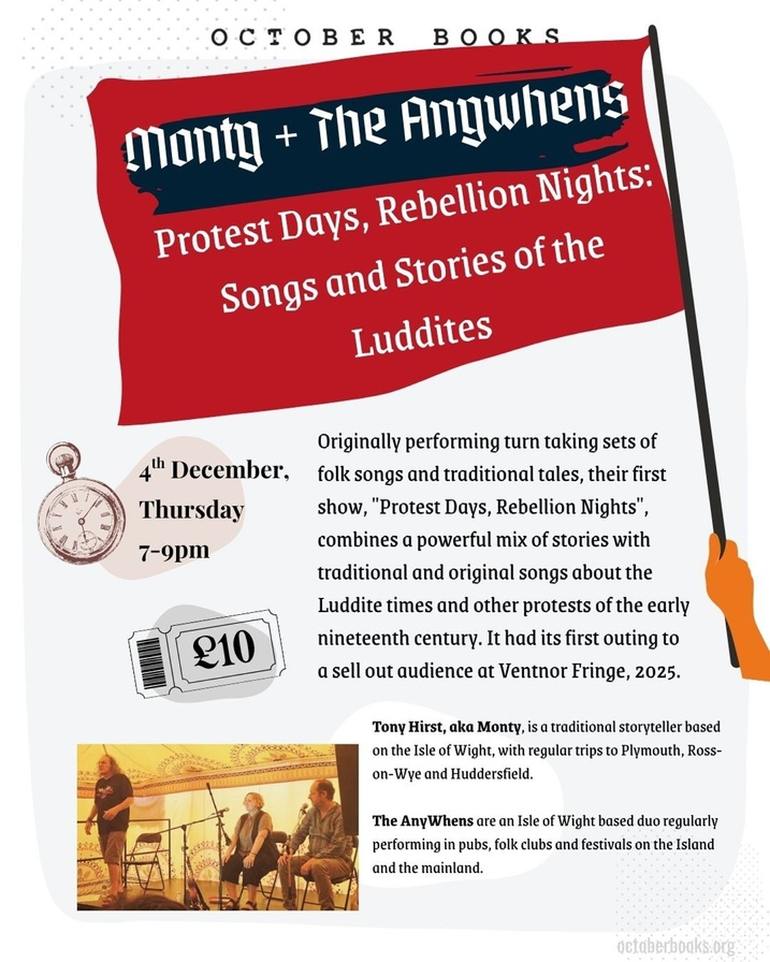 Protest Days, Rebellion Nights, October Books, Dec. 4th, 2025