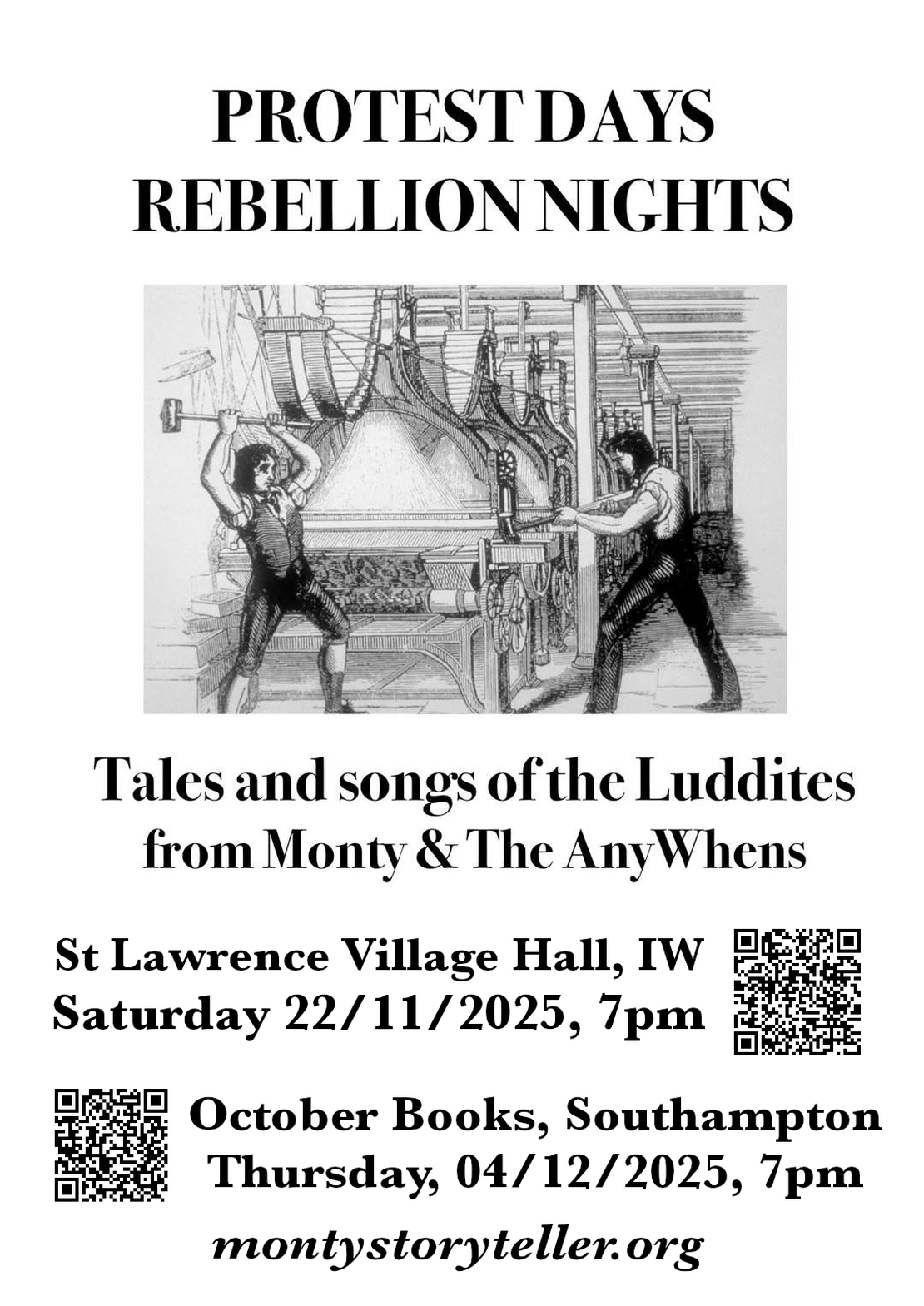 Protest Days, Rebellion Nights, Winter 2025