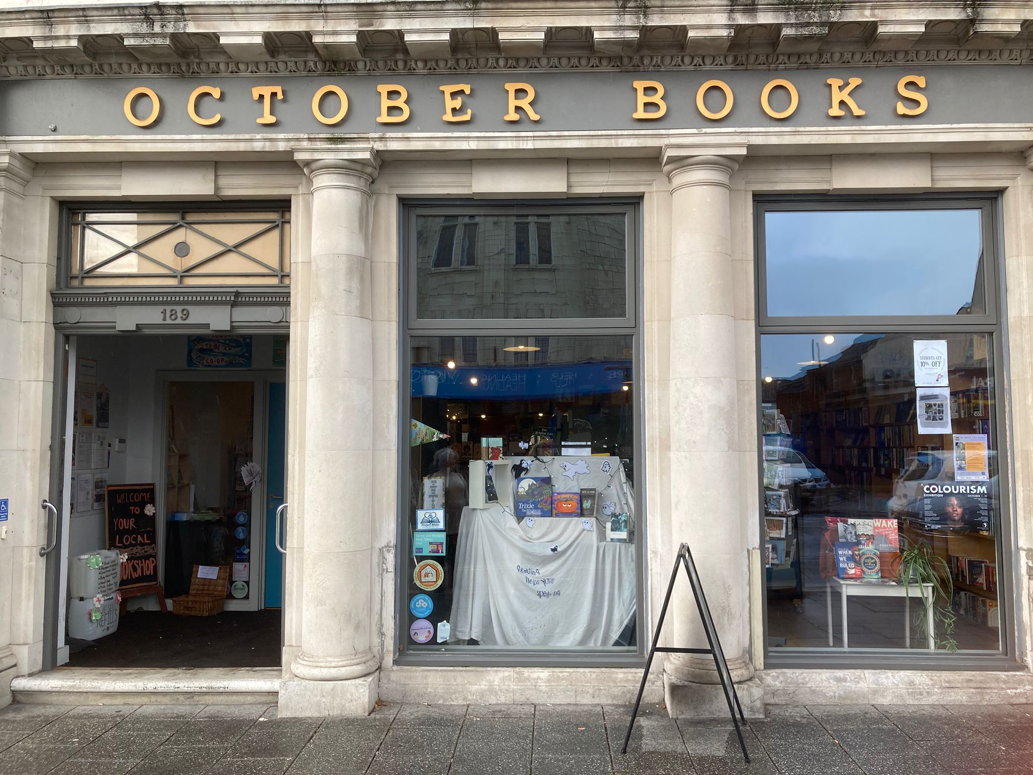 October Books Southampton Frontage
